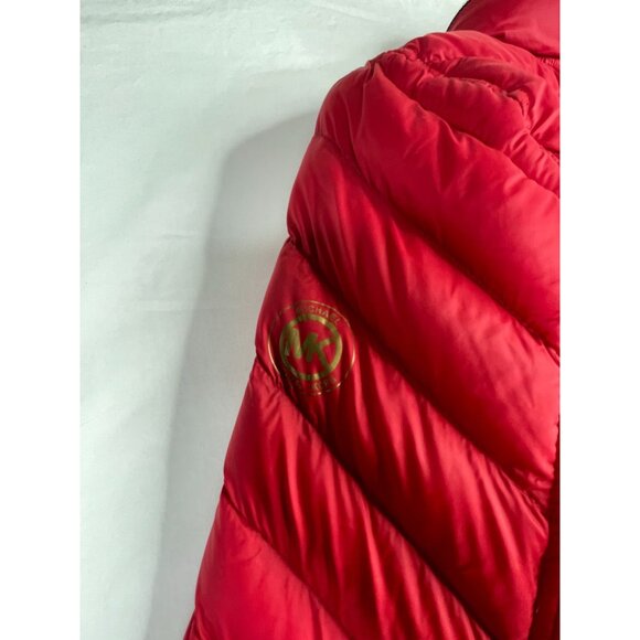 Michael Kors Packable Down Fill Jacket size Small Red - Picture 4 of 9